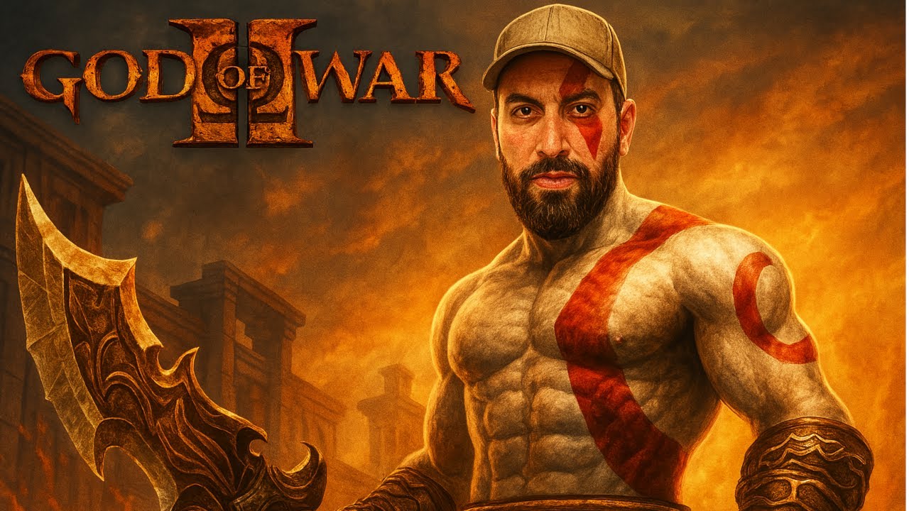 GOD OF WAR 2 Remaster no pr&oacute;prio PS2! Projeto BR incr&iacute;vel que deixa o jogo ainda mais bonito!