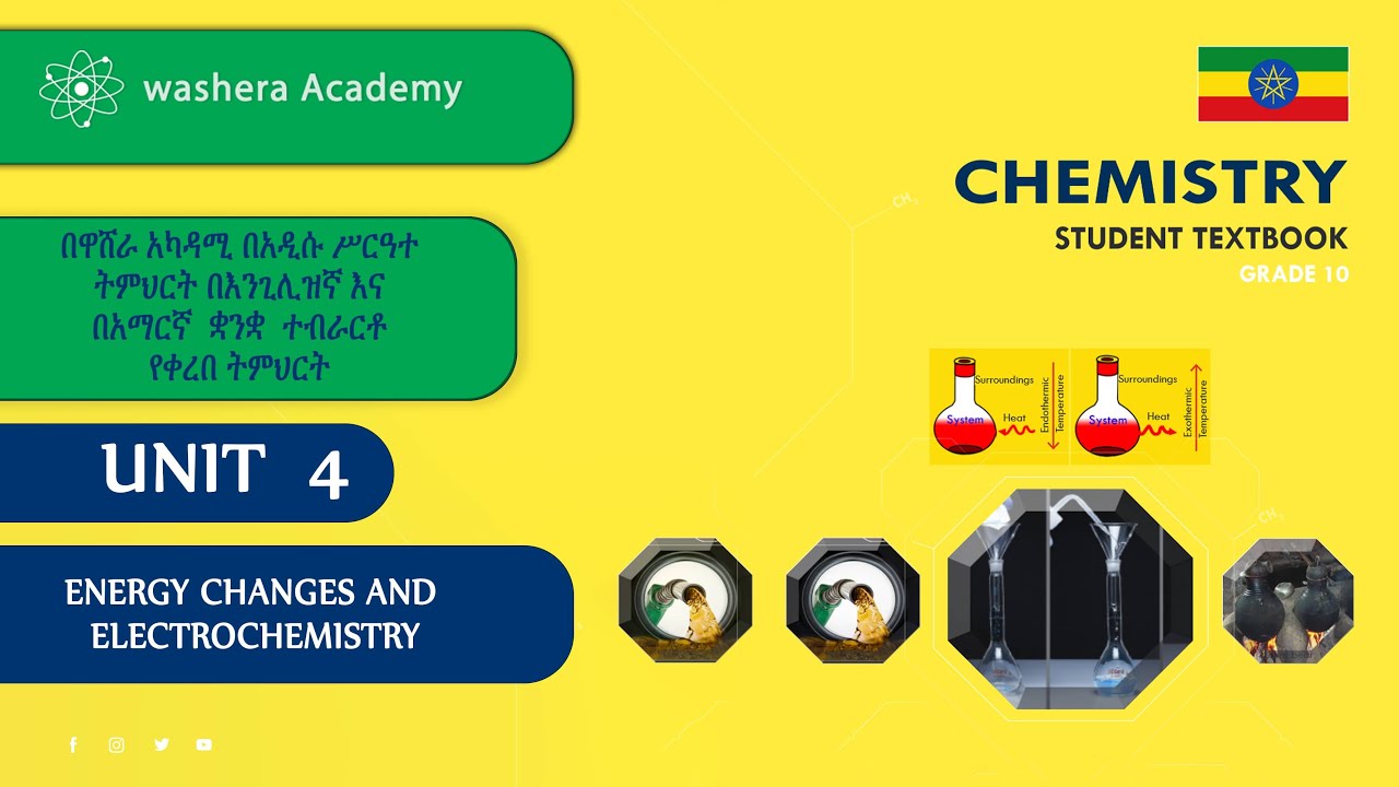 CHEMISTRY  GRADE 10  UNIT 4  LESSON 1  ENERGY CHANGES AND ELECROCHEMISTRY