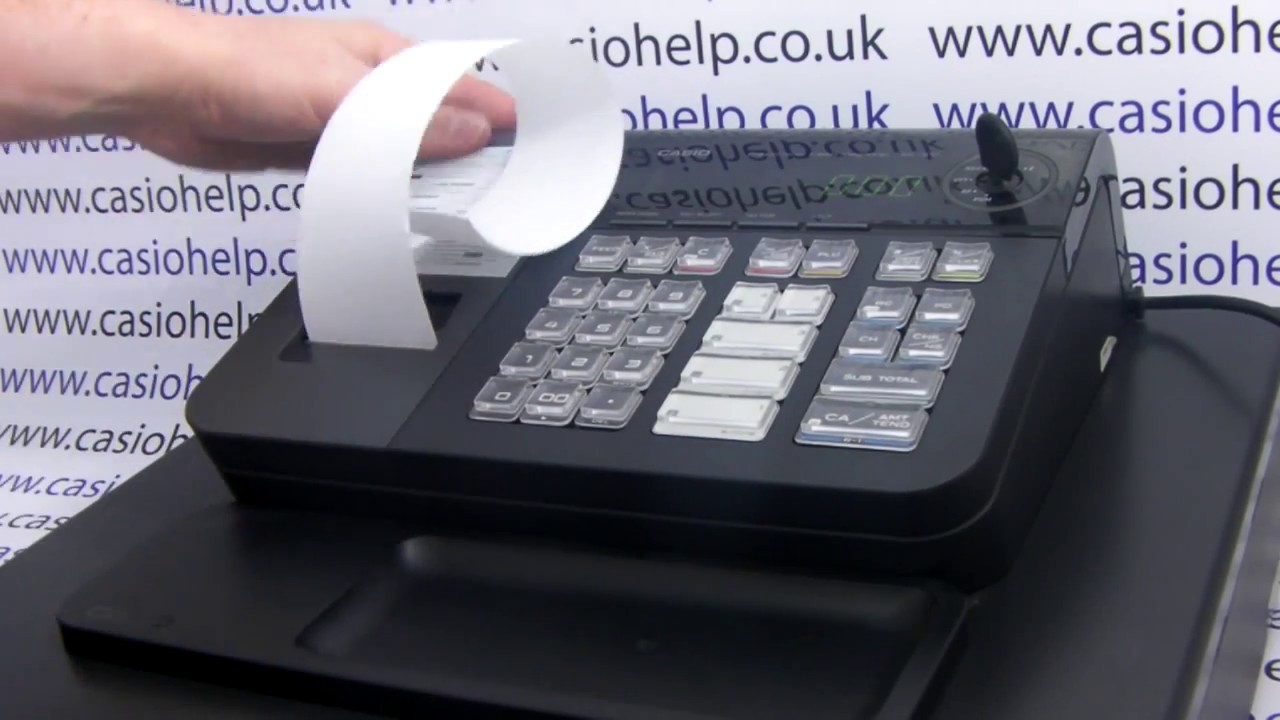 CASIO SES10 / PCRT280 E10 Error Message How To Change The Till Rolls