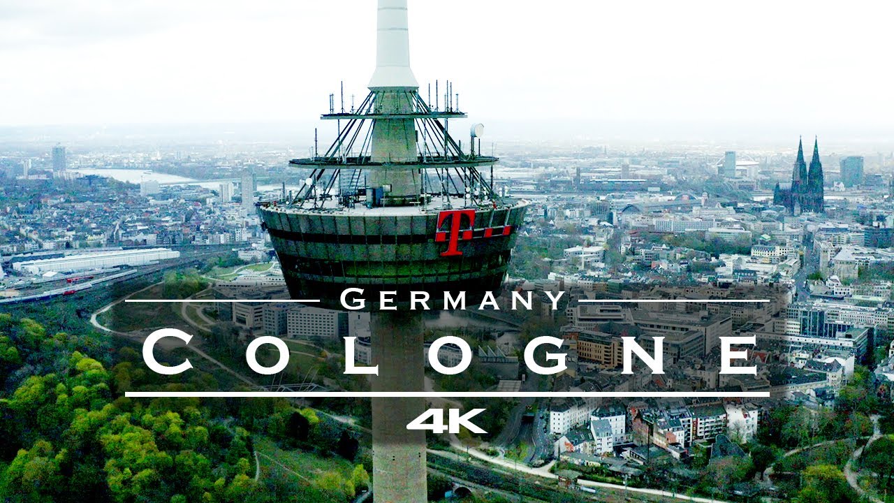 Cologne / K&ouml;ln, Germany 🇩🇪 - by drone [4K]