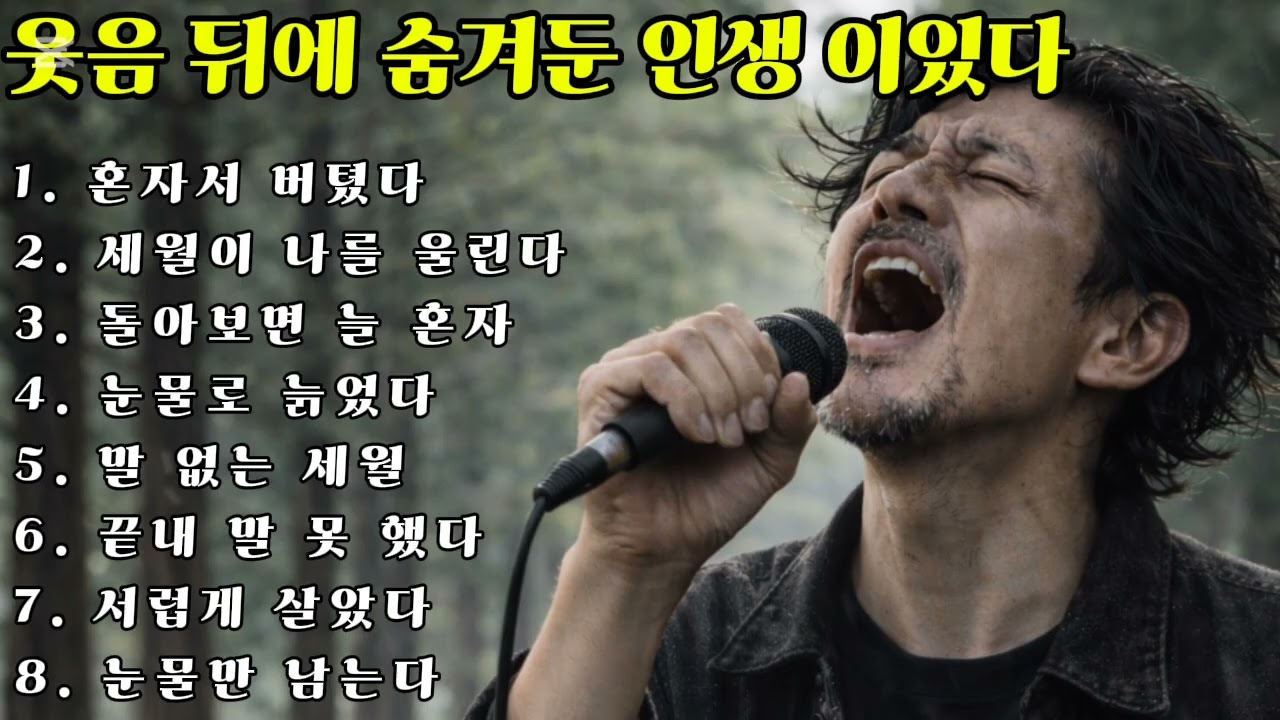 🎵 인생 트로트 I 웃음 뒤에 숨겨둔 인생 이있다 인기트로트#추억감성#7080#감성음악#감성트로트#감성트롯#유튜브