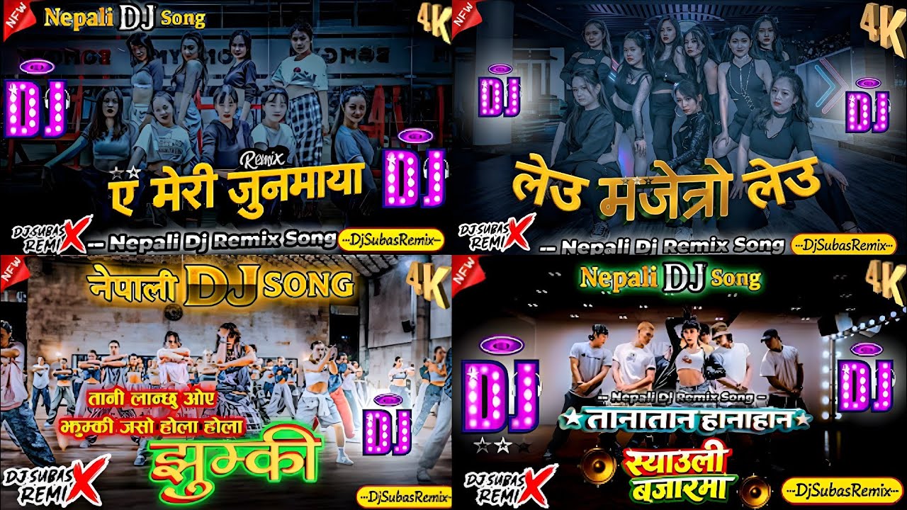 4 In 1 Mix Nonstop Nepali lok dohori DJ Song Collection By DJSubasRemix New Nepali DJ Song 2026🔥