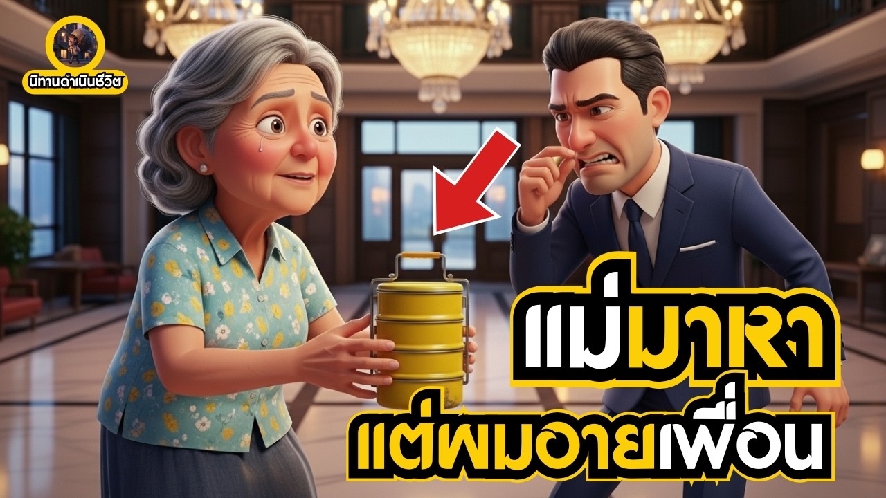 นิทานสอนใจ l ข้าวกล่องที่ผมอายเพื่อน... จนวันที่ไม่มีแม่ให้กอด l กตัญญูพ่อแม่ก่อนสาย