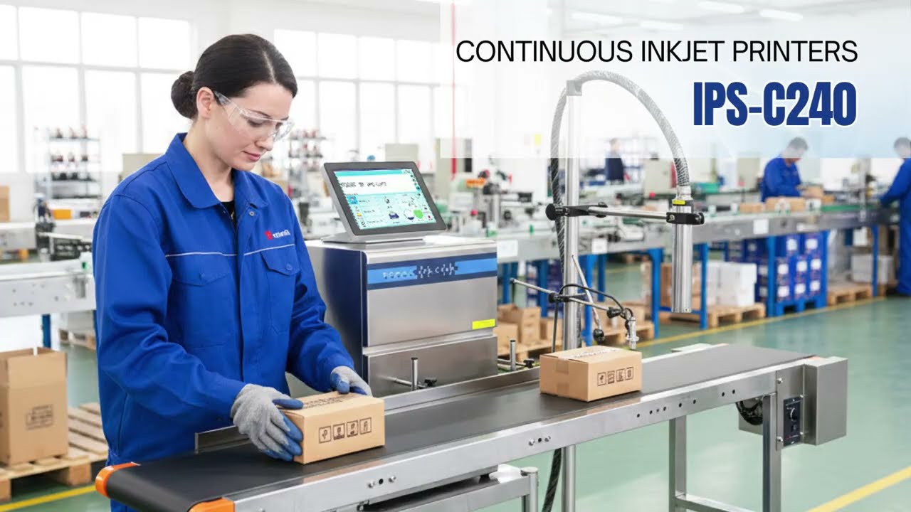 Produksi Jalan Terus? Pakai IPS C240 Continuous Inkjet Printer!
