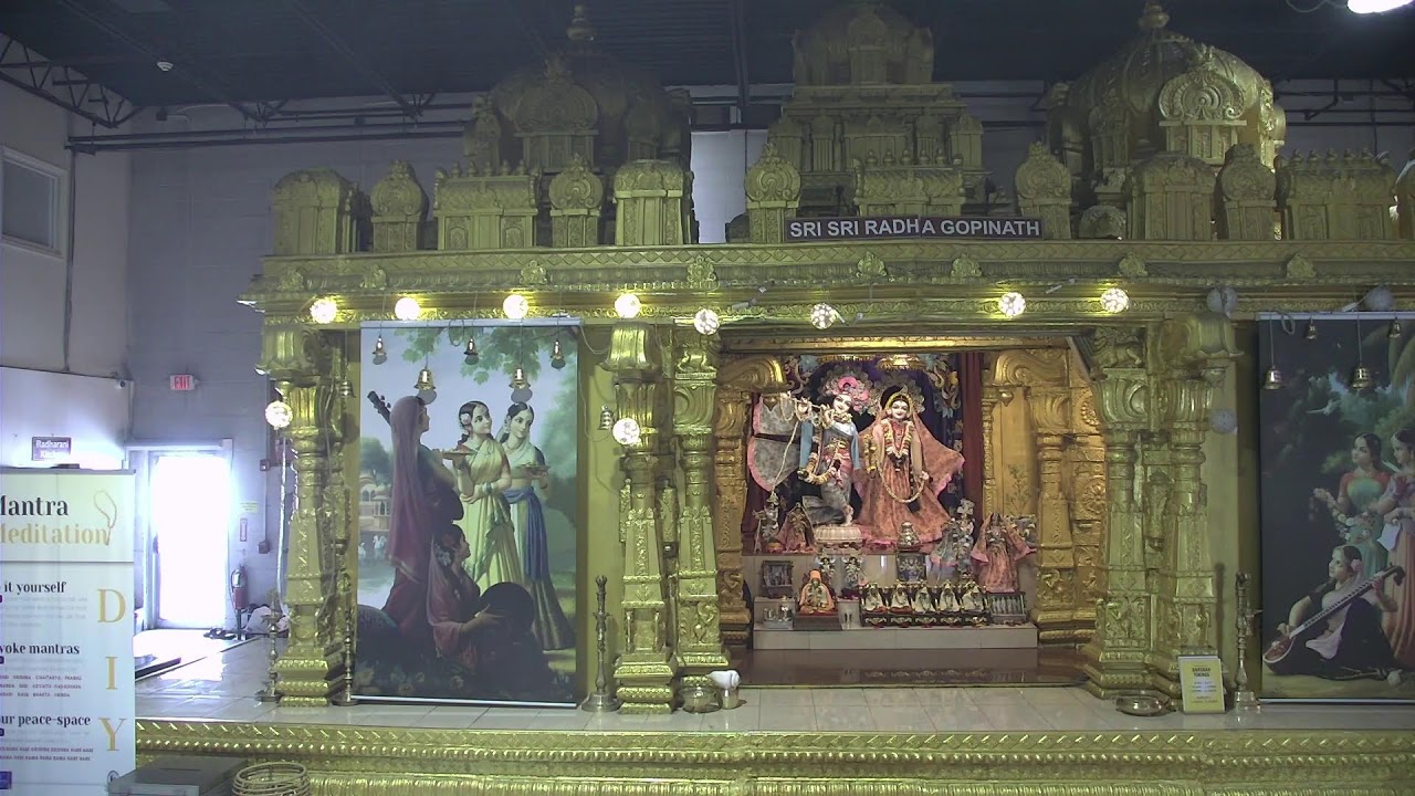 🙏🌟 Radha Gopinath Mandir Daily Live | Edison, NJ 🕉️🎶