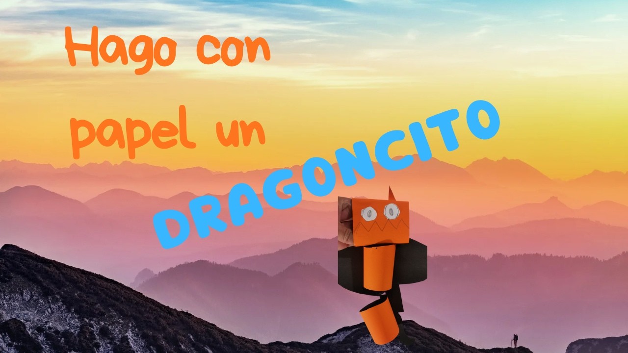 Hacemos un Dragón de papel muy peculiar