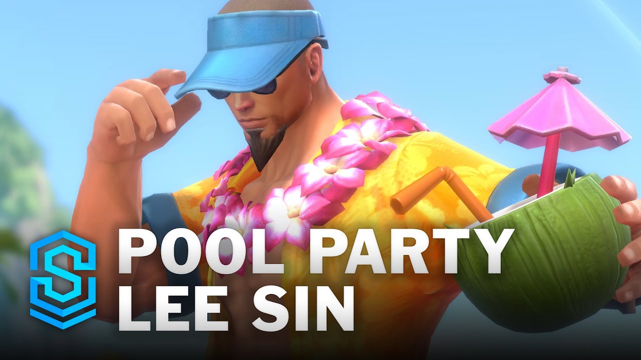 Pool Party Lee Sin Wild Rift Skin Spotlight