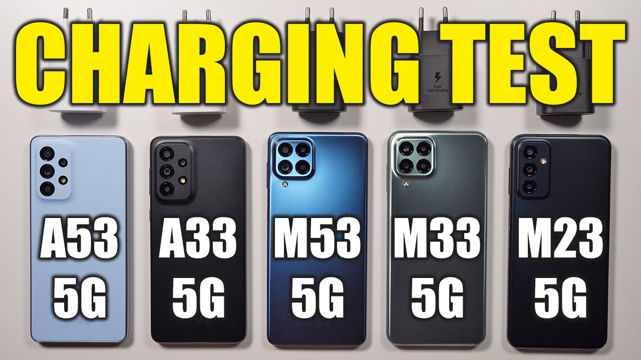Samsung A53 / A33 / M53 / M33 / M23 🔥 Charging Test 🔋