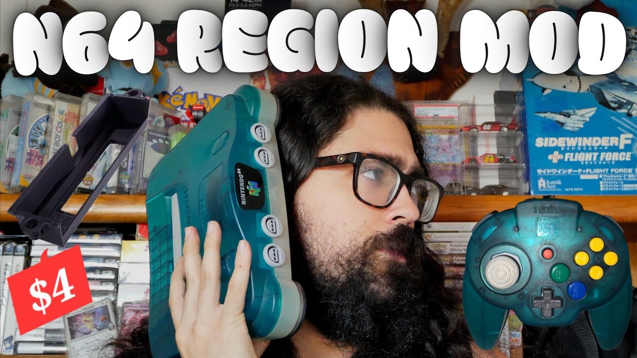 Региональный мод Nintendo 64! ИГРАЙТЕ на японском или английском всего за 10 минут с одним ПРОСТЫ...