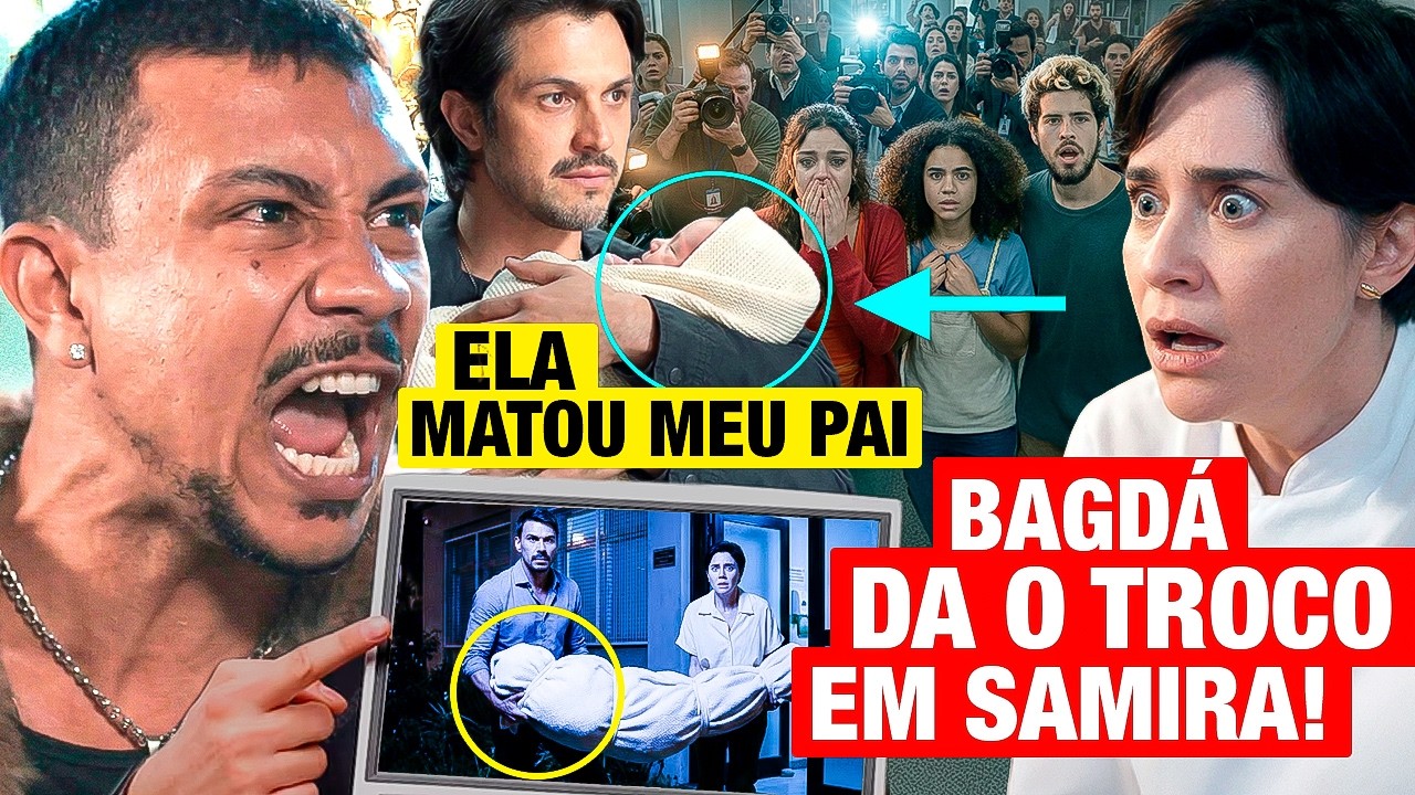 TRÊS GRAÇAS: SÁBADO 28/02 - Bagdá descobre que SAMIRA É A CULPADA e dá O TROCO! Paulinho acha BEBÊ!