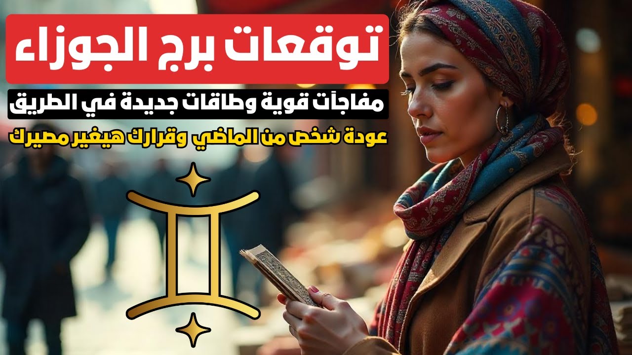 توقعات برج الجوزاء ♊ اكتشاف صادم في حياتك 🔮وبشارة قادمة 🎉 عودة شخص من الماضي وقرارك هيغير مصيرك 🌟