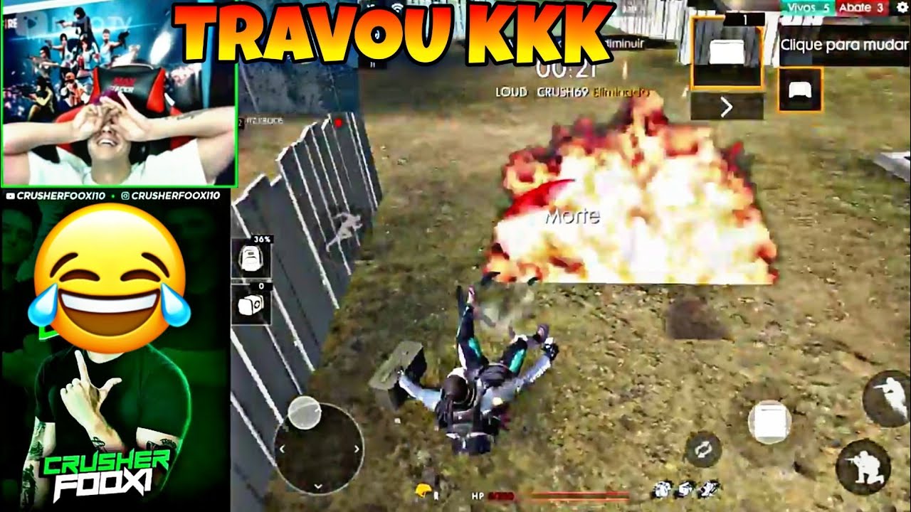 CRUSHER FOOXI SE MATA NO PRÓPRIO LANÇA E DA RAGE, MELHORES CLIPES