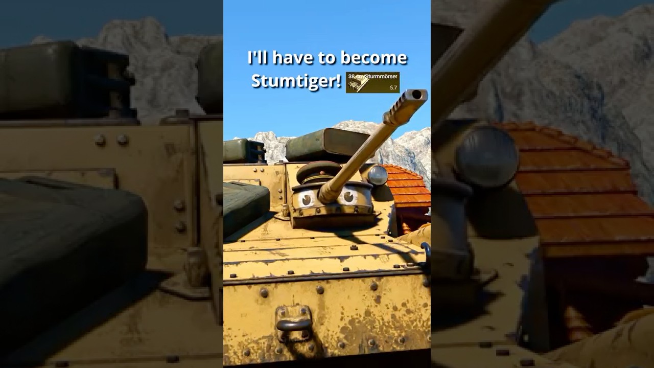 Мне придётся стать Штумтигером #warthunder #shorts