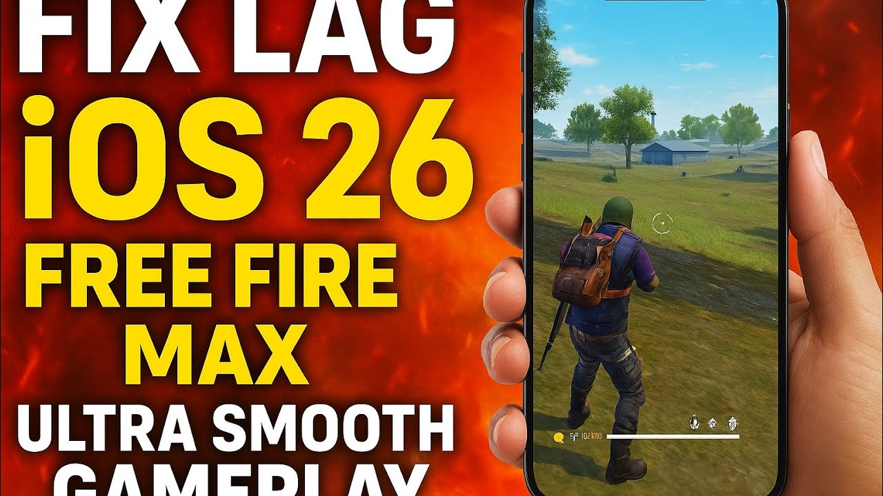 🔥 Fix LAG in Free Fire MAX After iOS 26 Update  iPhone Lag Fix 2025