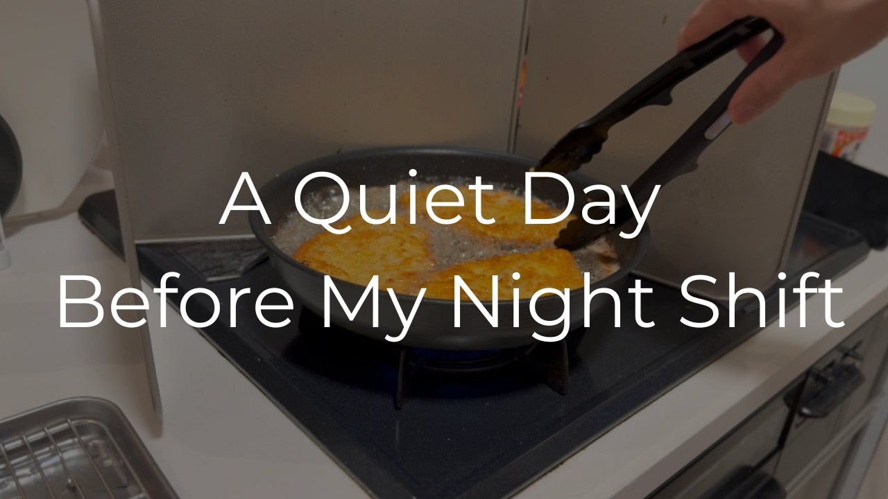 Night Shift Prep Vlog | Grocery Run, Cooking Karaage & A Rainy Day