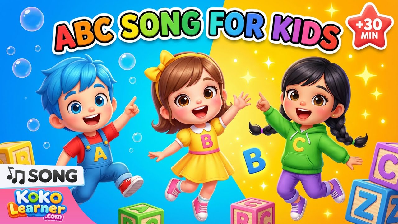ABC Learning for Toddlers 🔤 | Learn Letters A–Z | 30 Minutes | Koko Learner