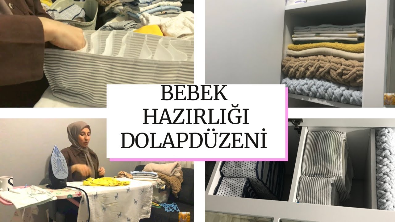DOĞUMA HAZIRLIK/Bebek eşyaları düzeni/Herşeyi ütüledim