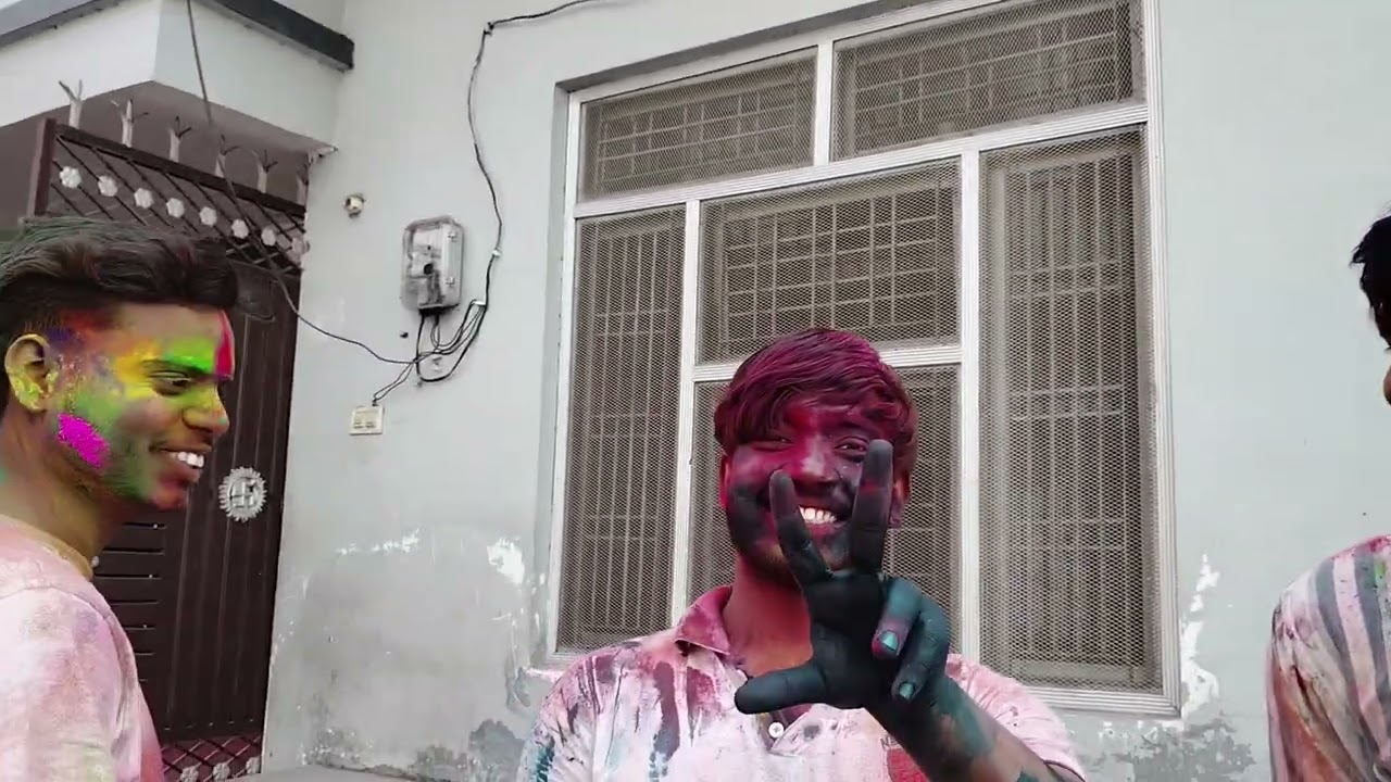 Happy  Holi 🫟 With  family 🎊