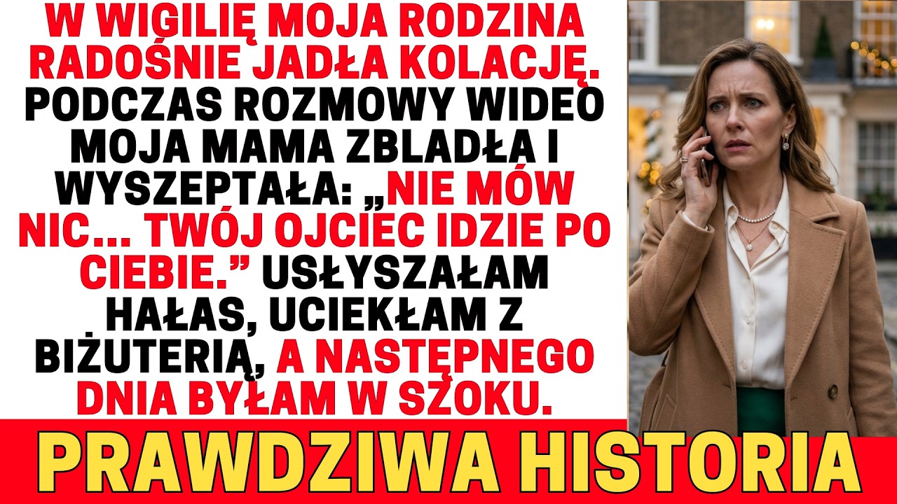 📱Podczas wideorozmowy mama szepnęła: „Nie mów nic”. W święta poznałam prawdę i uciekłam z biżuterią💍