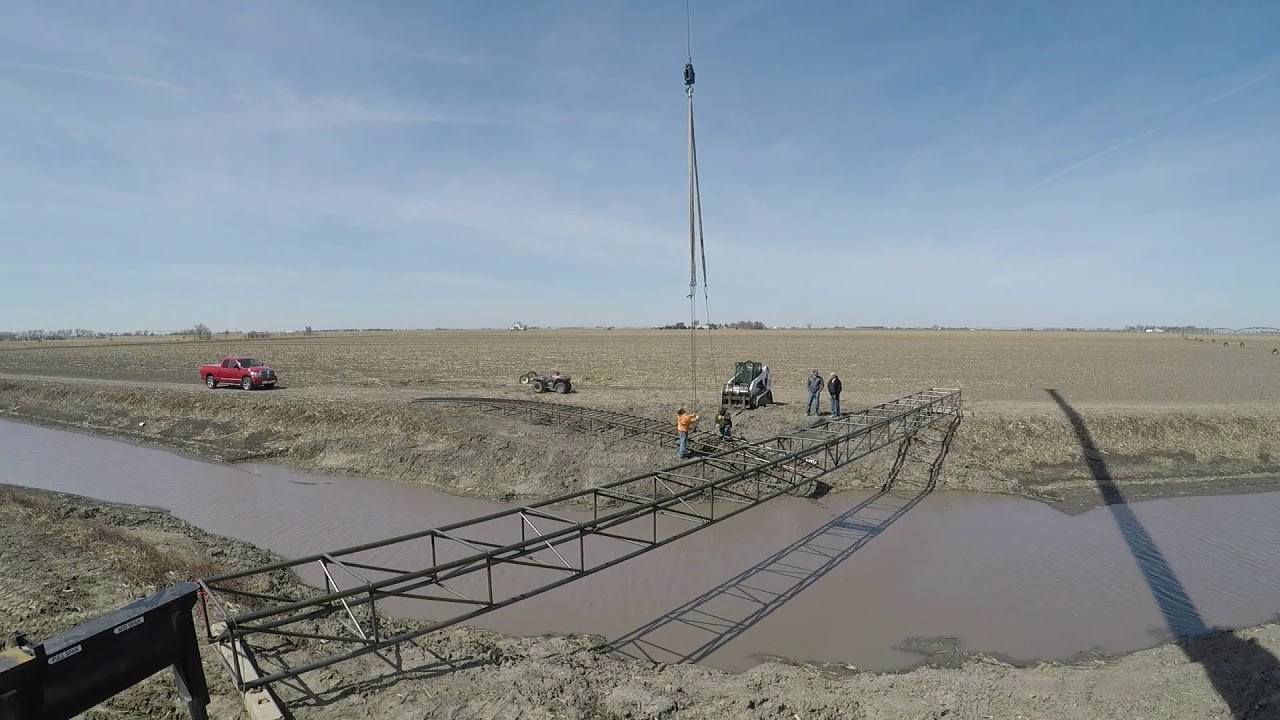 pivot bridge installation
