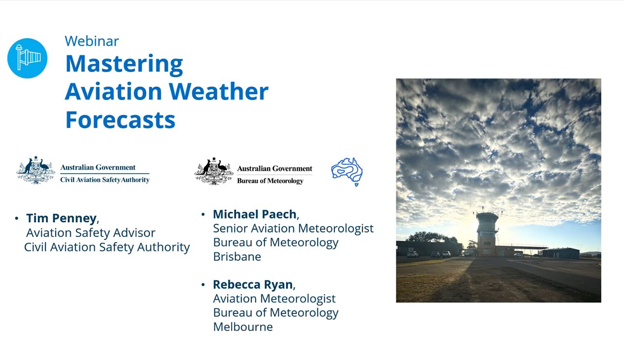 Weather and forecasting - Mastering aviation weather forecasts - 15 November 2024