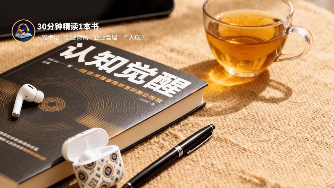 10 分鐘精讀 1 本書｜《認知覺醒》：開啟自我改變的原動力，所有的痛苦本質上都是對無能的憤怒，而覺醒是唯一的救贖。# 認知升級 #底層邏輯 #個人成長 #自我博弈 #聽書 #讀書