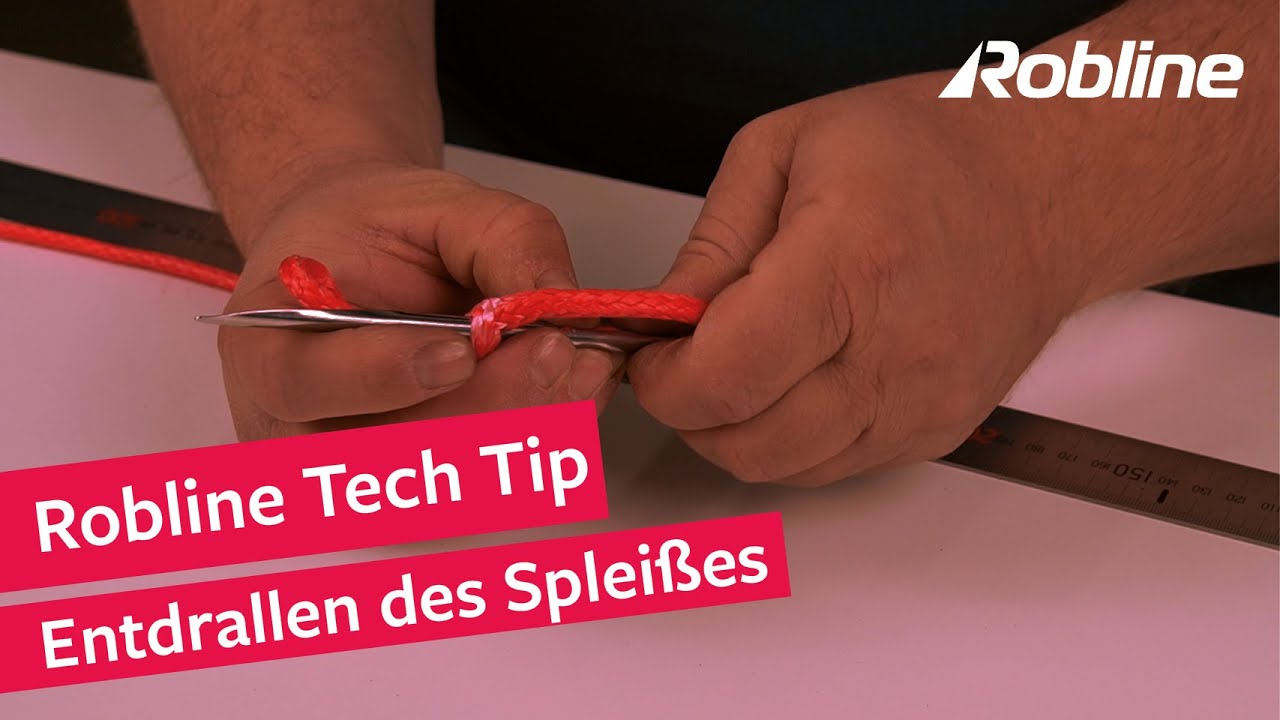 Entdrallen des Spleißes - Robline Tech Tip