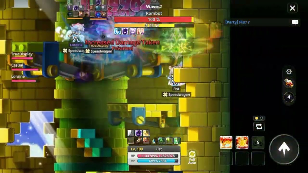 MapleStory Idle RPG: Level 100 Mage (Fire Poison) Gameplay