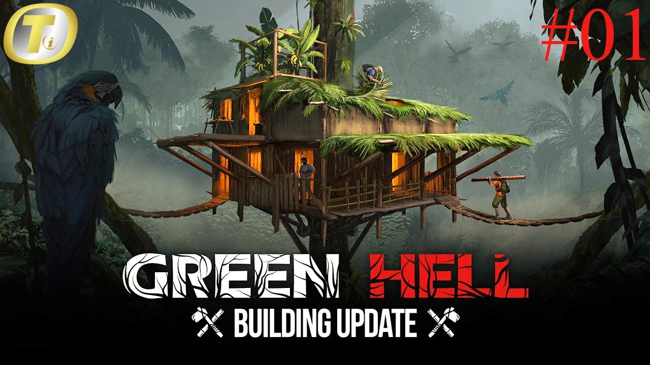 Je construis ma maison dans un arbre! (Green Hell Building Update)