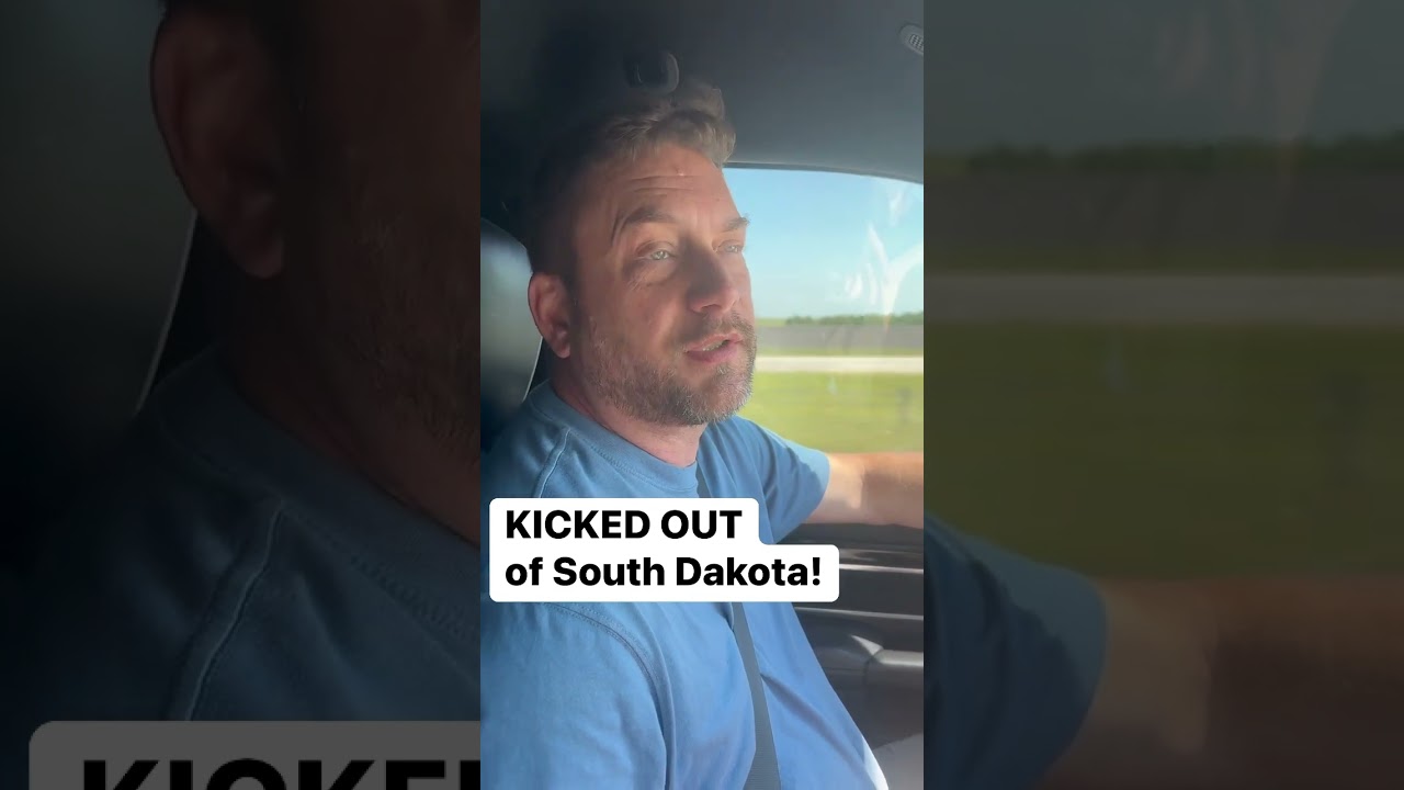 BREAKING RV NEWS! KICKED OUT of SD! Full video posted yesterday! #SouthDakota #domicile #rvlife #rv
