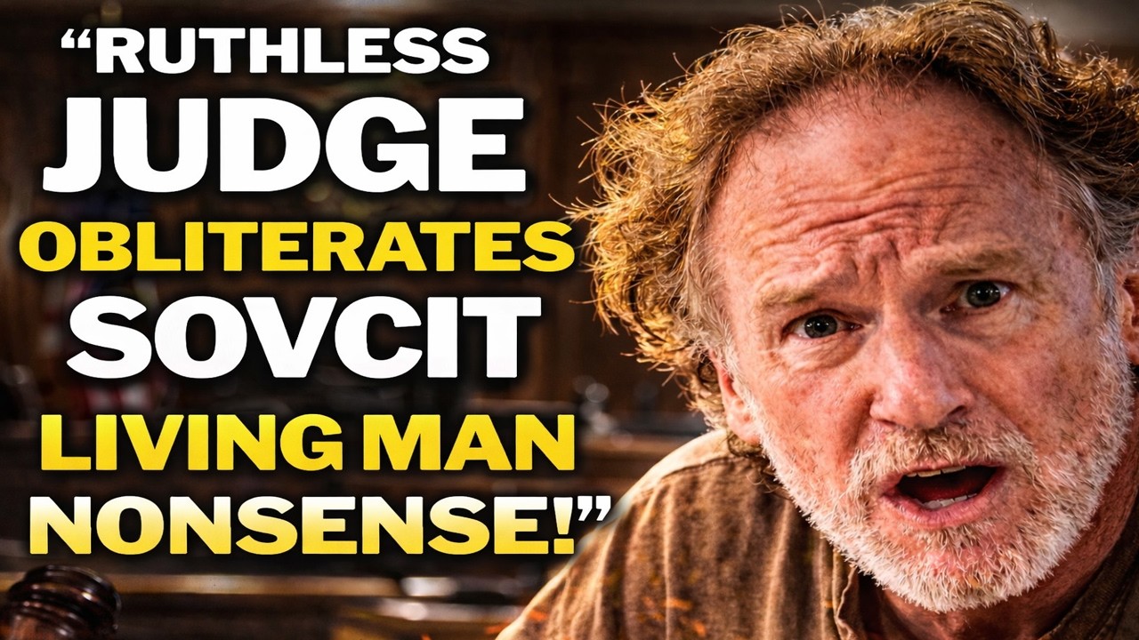 Sovereign Citizen Tries “Living Man” Argument… Judge Ends It Fast