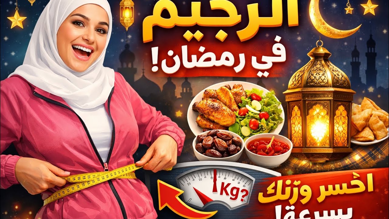 كيف تخسر وزن في شهر رمضان الكريم 