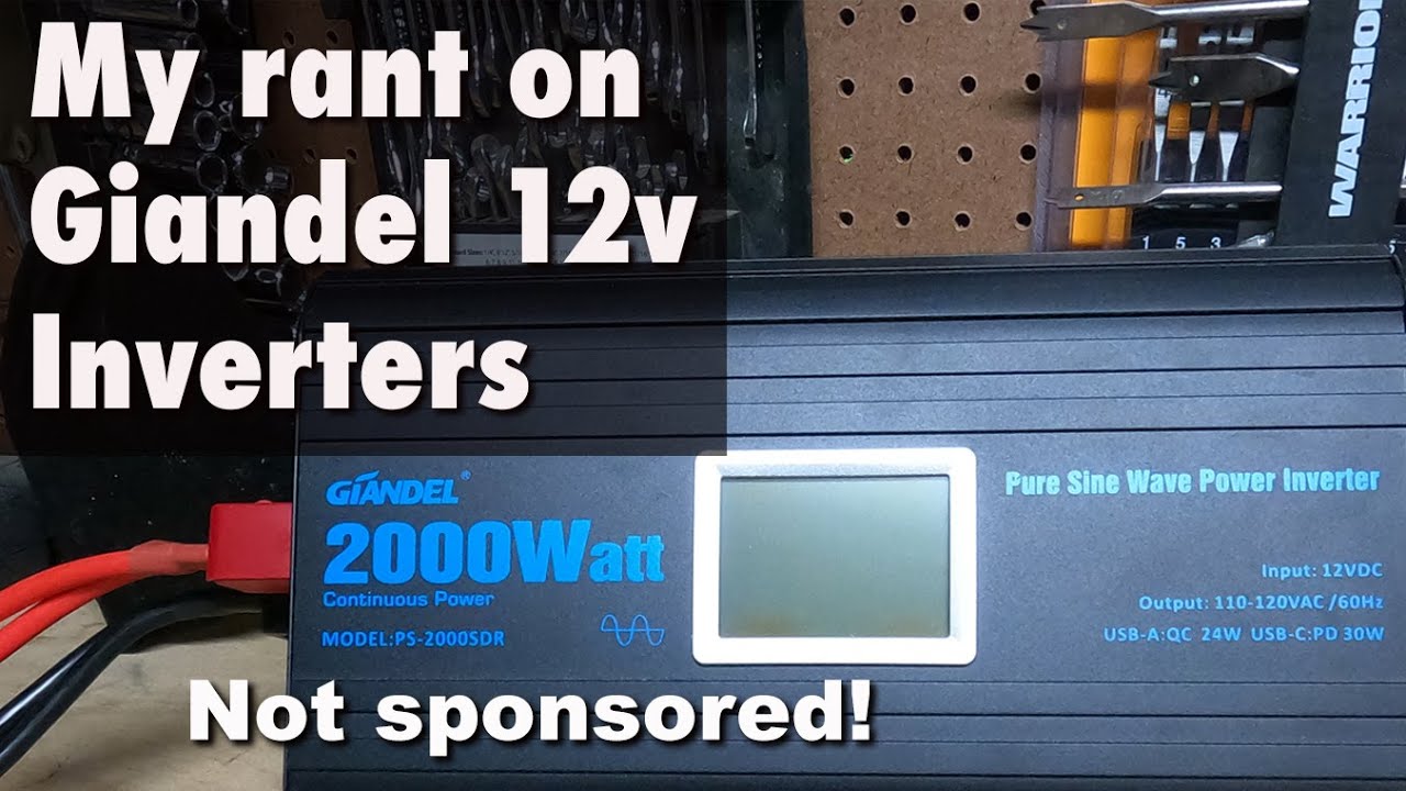 Are Giandel 12v inverters the best?  A newbie guide to buying a quality inverter.