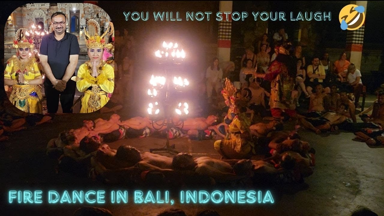 Kecak & Fire Dance at Pura Puseh Ubud | Traditional Dance in Bali Indonesia