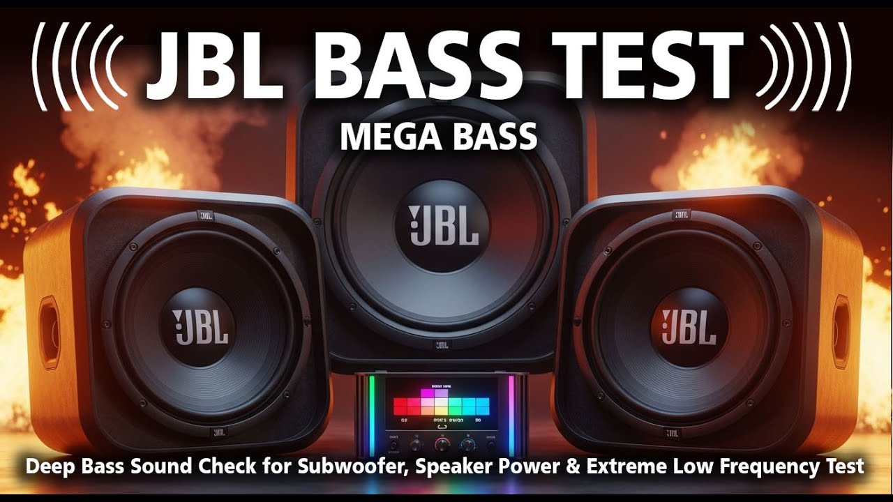 JBL BASS TEST – Deep Bass Sound Check for Subwoofer, Speaker Power & Extreme Low Frequency Test