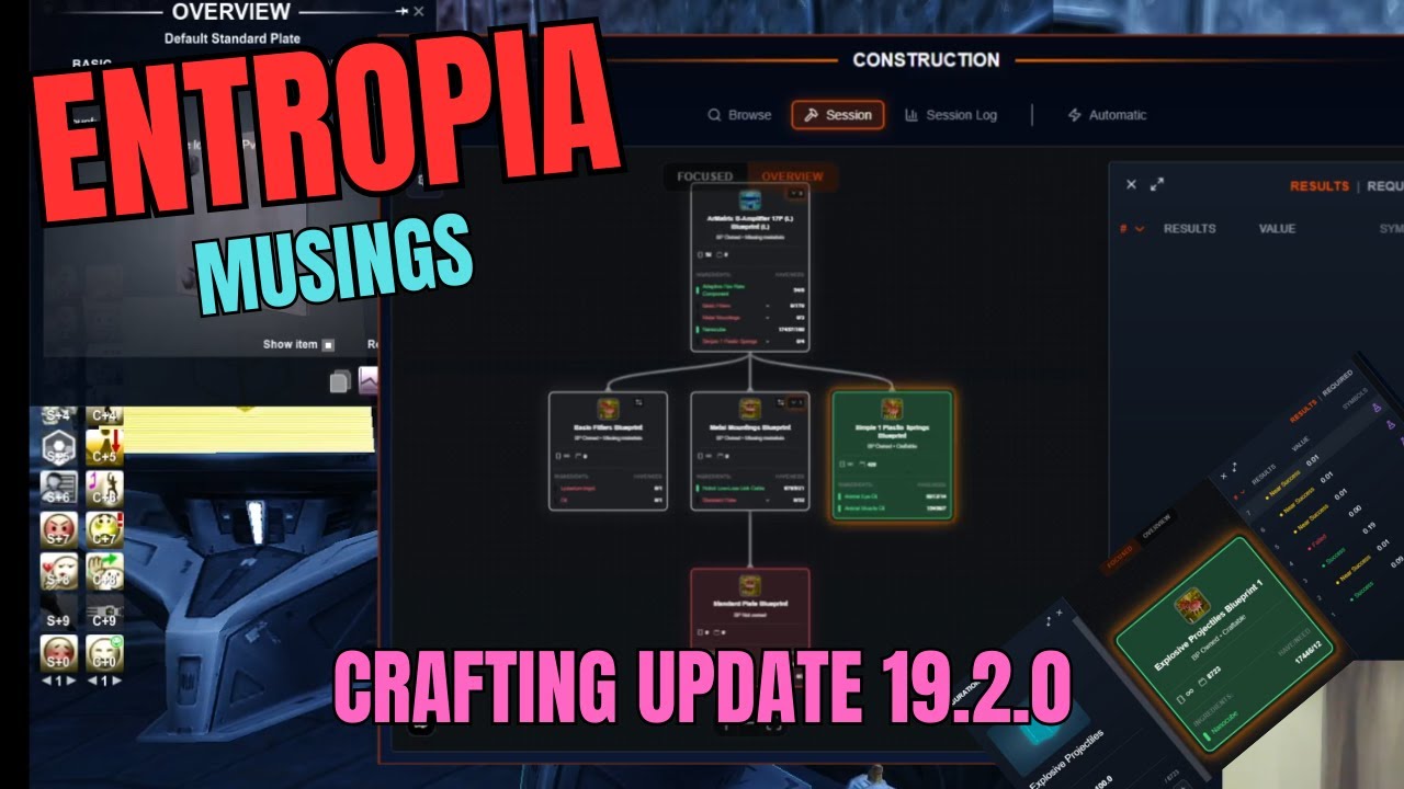 Entropa - Musings - Crafting update 19.2.0