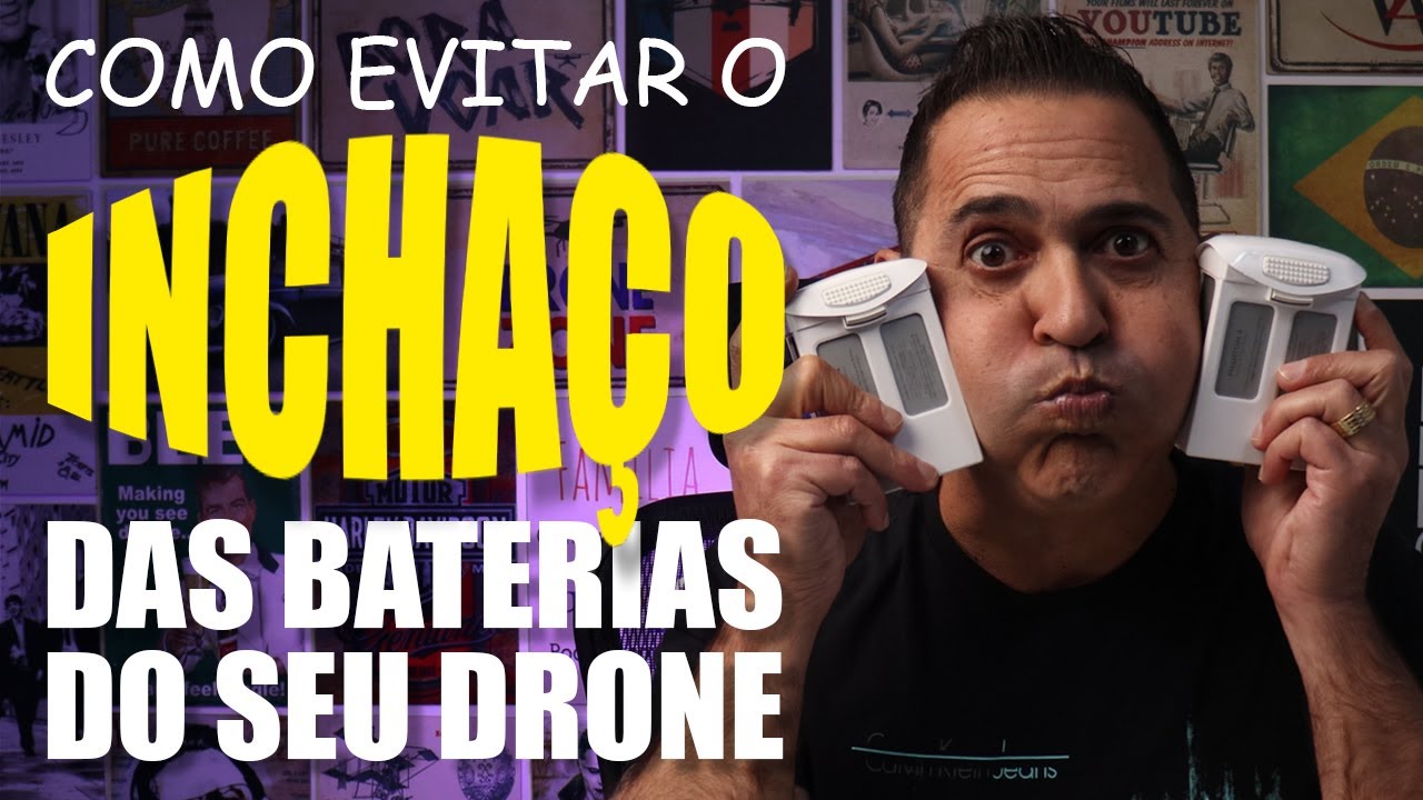 Como EVITAR o INCHAÇO das BATERIAS do seu DRONE | DICAS