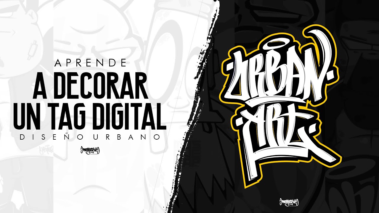 TUTORIAL / aprende a decorar un TAG DIGITAL en ILLUSTRATOR