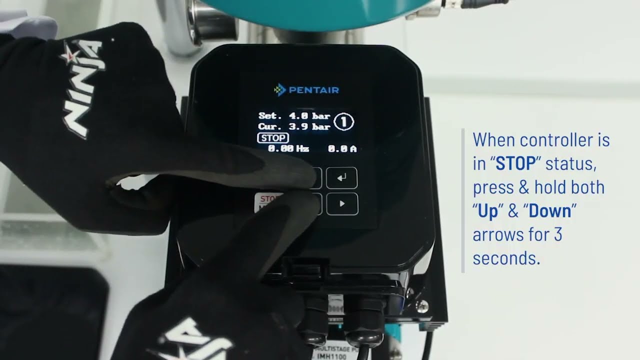 4 How to Change from Automatic to Manual Operation - Intellimaster IMH Series Pressure Pumps