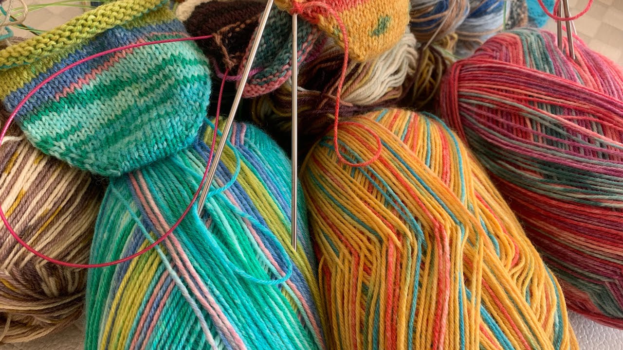Tricot 🧶 : j’ai commencé 7 projets 🧶❤️💥😉