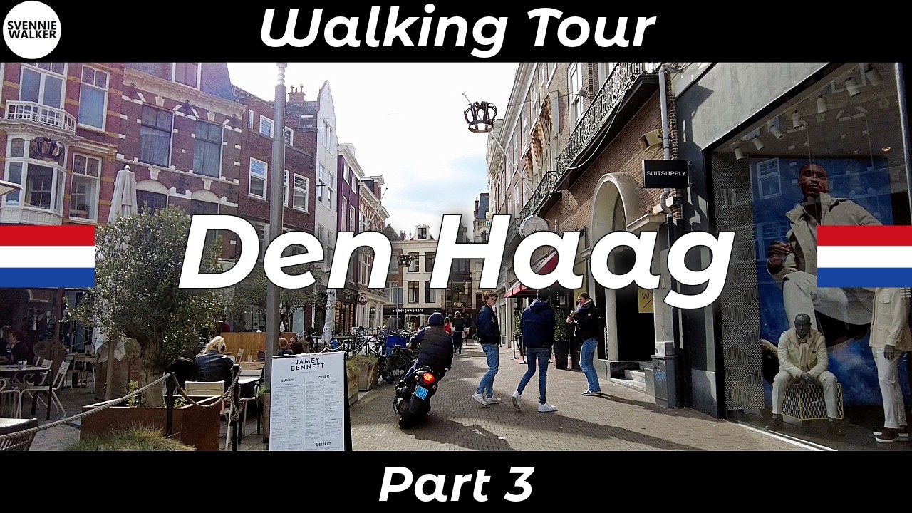 🇳🇱 WALKING TOUR - DEN HAAG, Netherlands - pt3 - City Tour - The Hague - Haia