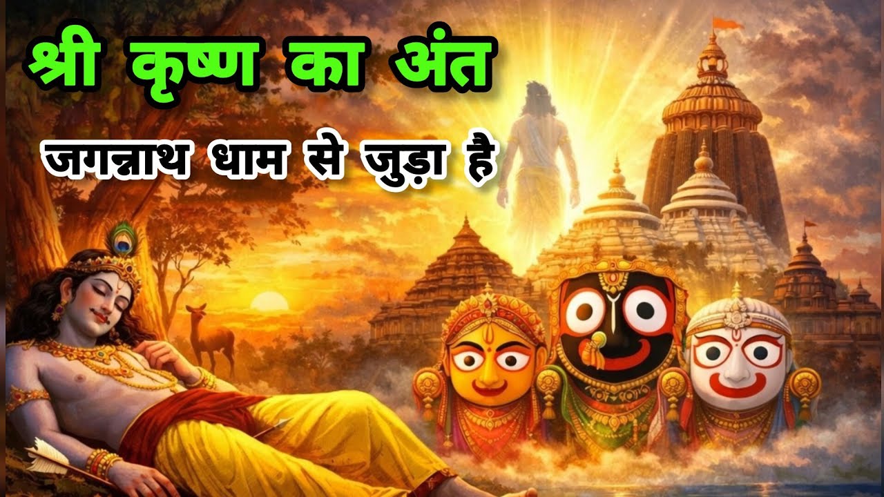 श्रीकृष्ण का अंत नहीं हुआ था — जगन्नाथ धाम में आज भी जीवित है यह रहस्य