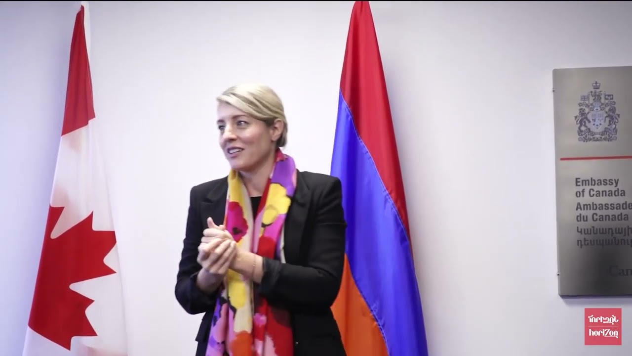 Minister of Foreign Affairs of Canada Mélanie Joly inaugurates Canada’s embassy in Yerevan Armenia.