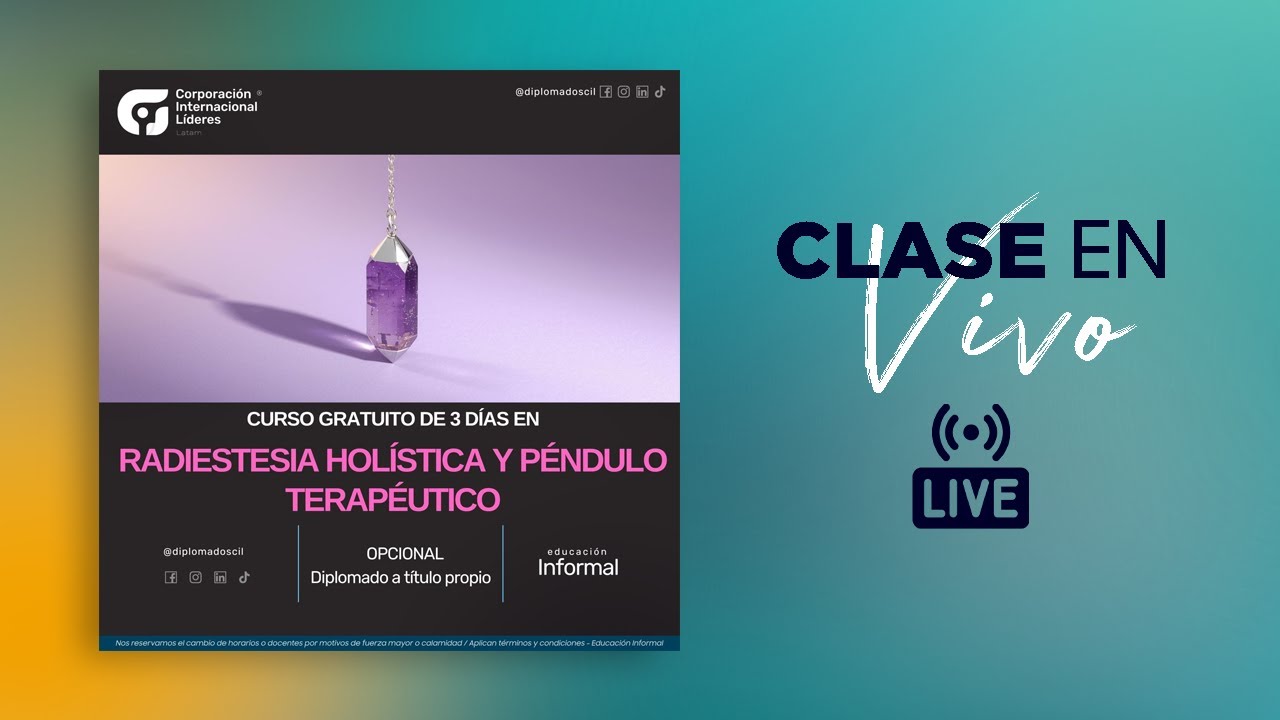 Clase 2: Curso gratuito en Radiestesia Holística y Péndulo Terapéutico (07-10-25)