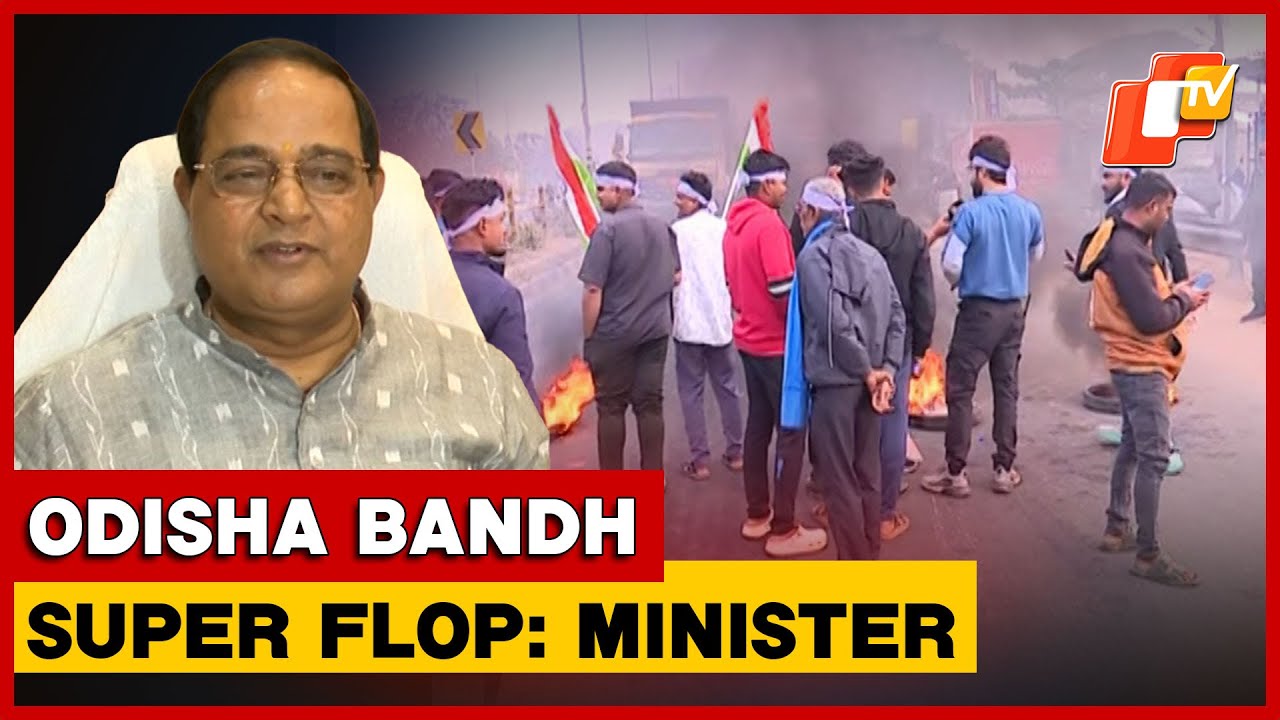 NNKS Odisha Bandh a ‘Super Flop’, Says Minister Krushna Chandra Patra