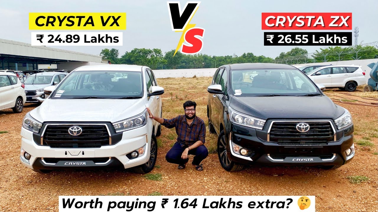 2024 Toyota Innova Crysta VX vs ZX ❤️ - ₹ 1.64 Lakhs extra dena chahiye? 🤔