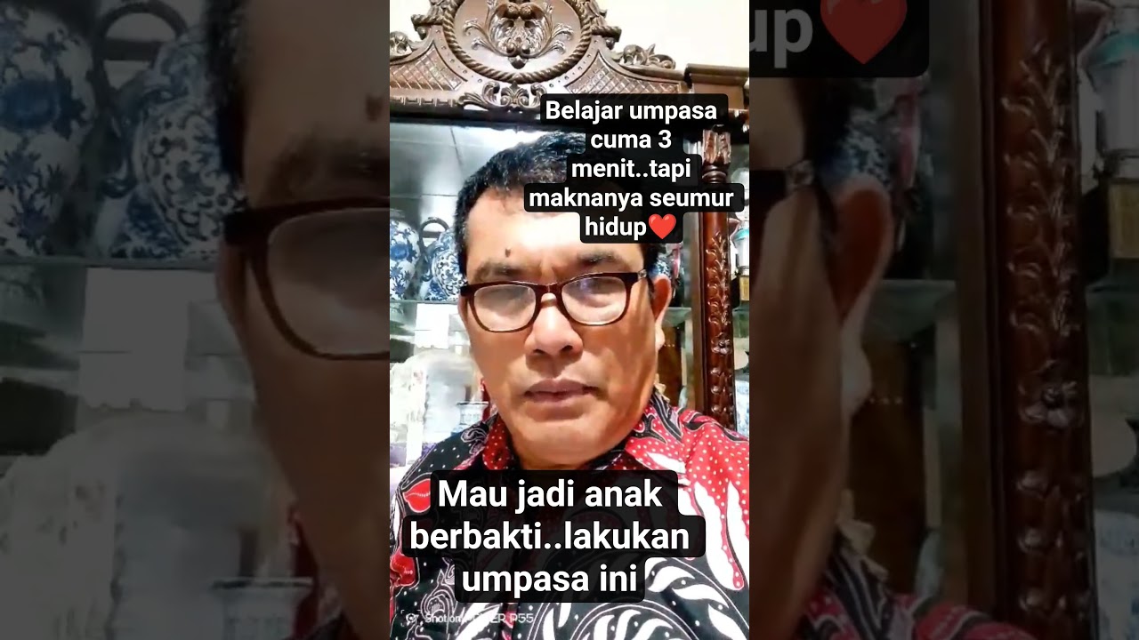 Belajar umpasa Batak: Anak berbakti hidup dapat berkat