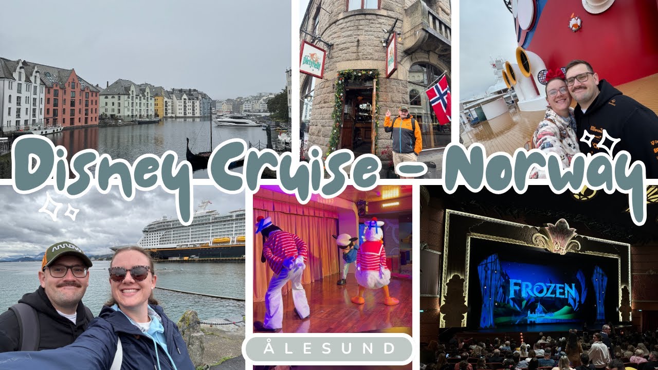 DISNEY CRUISE LINE VLOG🚢🐭🇳🇴 | ÅLESUND | Exploring Ålesund, Broadway Songs and Royal Court!🎼👑