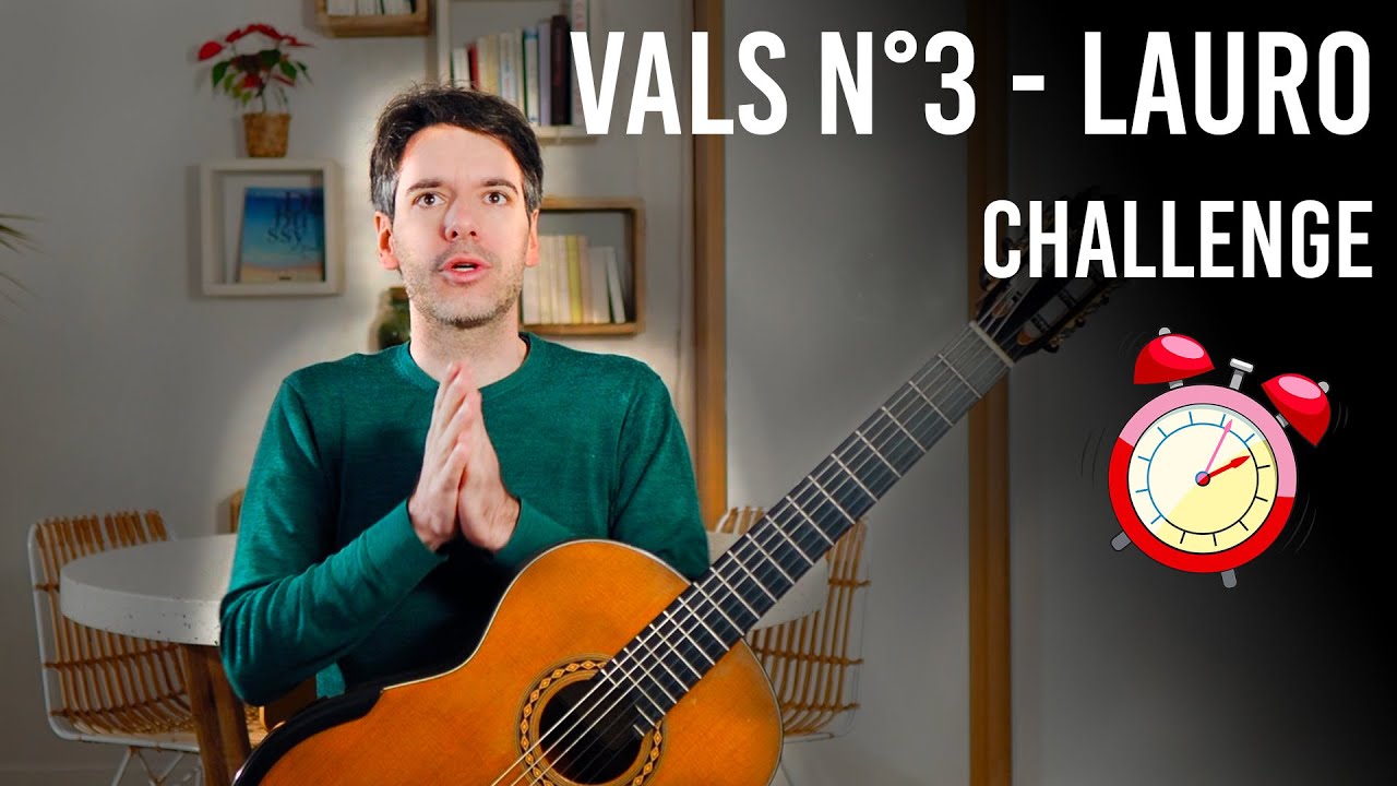 Challenge : 1h pour jouer la Valse n°3 de Antonio Lauro (Natalia)