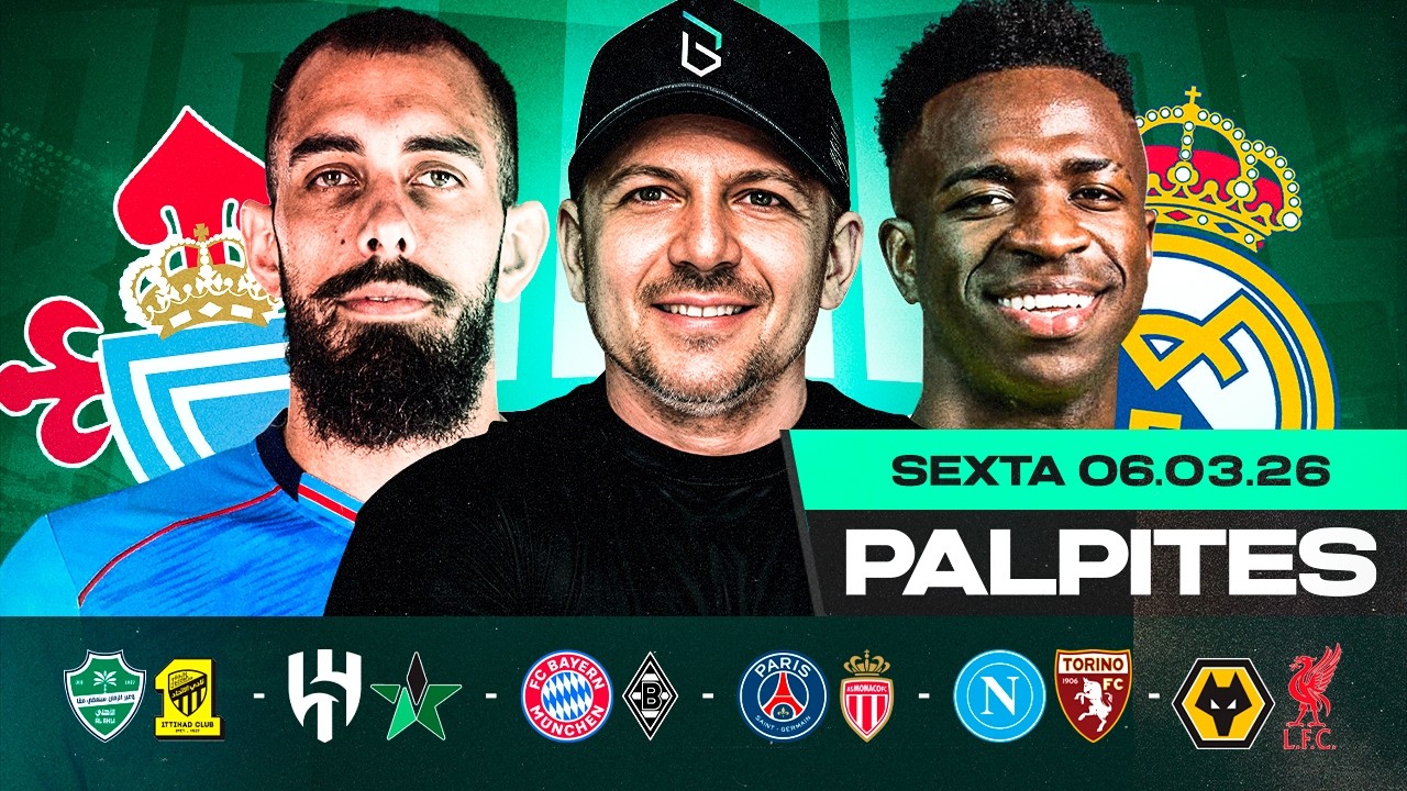 PALPITES DE FUTEBOL PARA O DIA 06 03 2026 (SEXTA-FEIRA) | Boleiros Tips